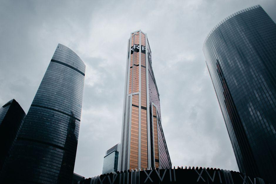 Skyscrapers in Moscow City Skyline